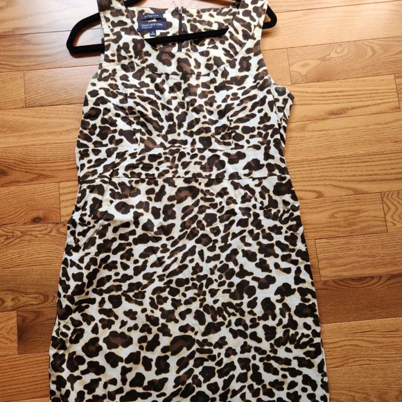Jones New York stretch animal print dress size 12 - Picture 1 of 5